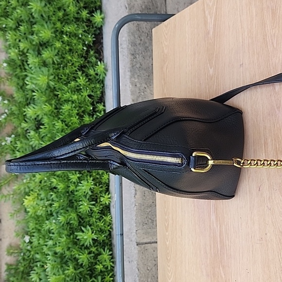 J.CREW Black Pebbled Leather Tartine Mini-Satchel - Picture 4 of 13